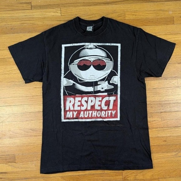 South Park Other - South Park "Respect My Authority" Cartman Graphic T-Shirt - Size Large